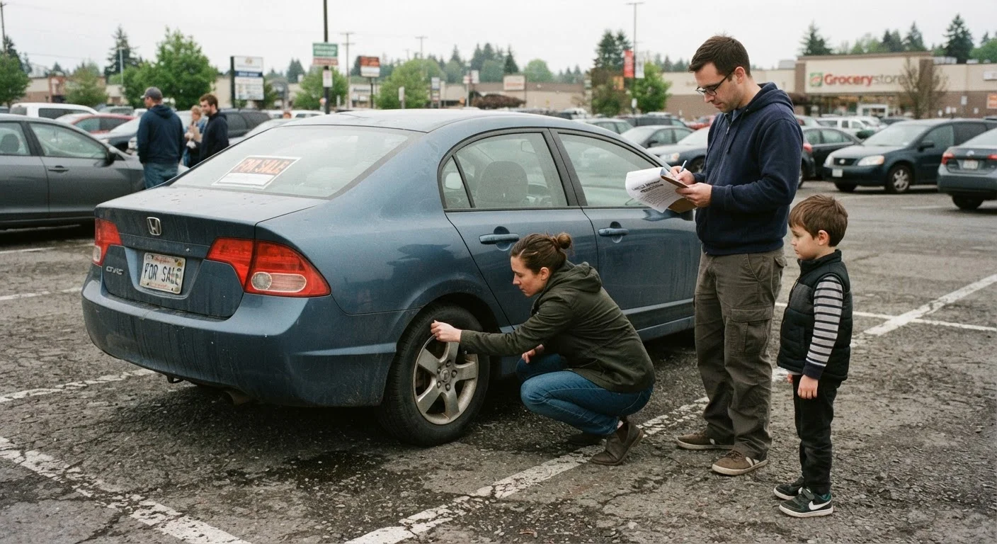 Pre-Purchase Inspection Checklist for a Used Family Car